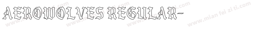 AeroWolves Regular字体转换